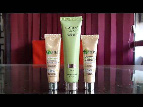 Lakme 9to5 naturale cc cream vs Garnier BB cream review, everyday fairness cream for summer n winter