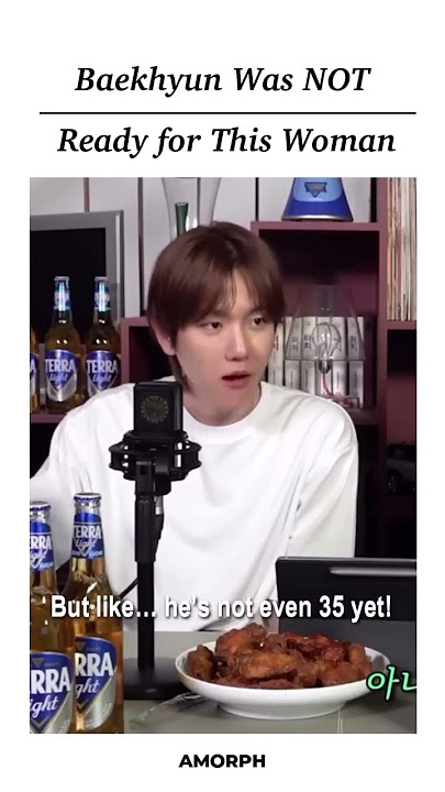 Not Baekhyun getting dragged into a whole baby-making convo live on air😭💀 #baekhyun #viral #shorts