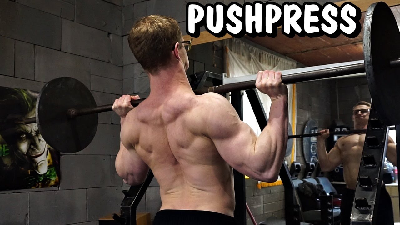 PUSHPRESS Komplexn Cvik Na Vr ek T la YouTube