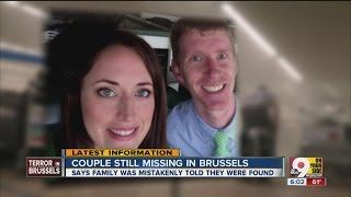Missing couple's family agonizes after State Department said they were safe from Brussels attack