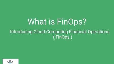 FinOps SlideDeck FinOptimized