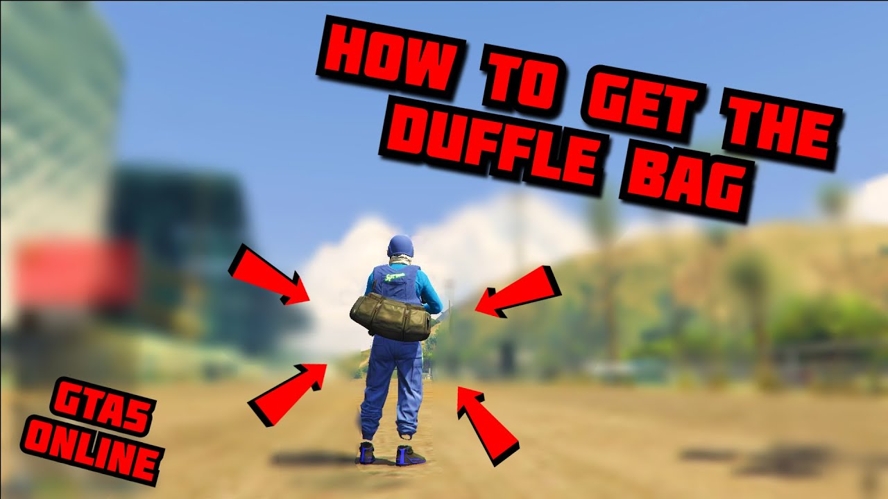 How to get the DUFFEL BAG and SAVE it in GTA 5 Online! (After Patch 1.