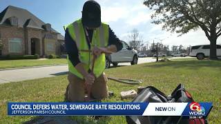 Jefferson Parish Council meeting boils over after residents complain of water bill issues