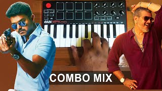 Theri - Vedhalam Mass Bgm | Band Mix By Raj Bharath | #Thala #Thalapathy #combo |