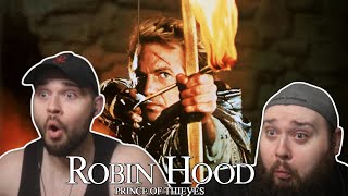 ROBIN HOOD: PRINCE OF THIEVES (1991) TWIN BROTHERS FIRST TIME WATCHING MOVIE REACTION!