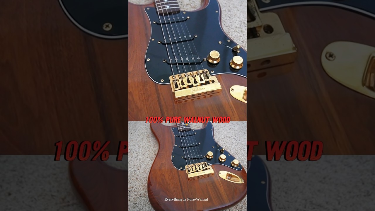 Fender 1980's “THE WALNUT STRAT” 🎸🎸🎶🎶 #fender #stratocaster