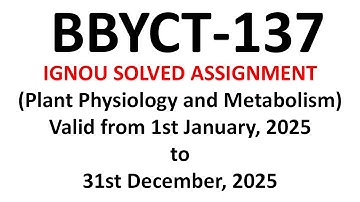 bbyct137 / BBYCT 137 solved assignment / IGNOU BBYCT 137 solved assignment 2025 / BBYCT 137 / BBYCT