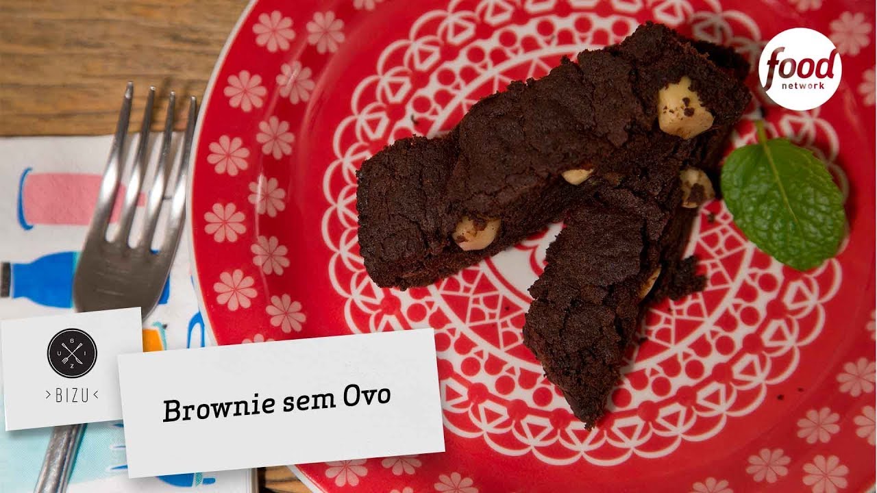 BROWNIE SEM OVO BIZU