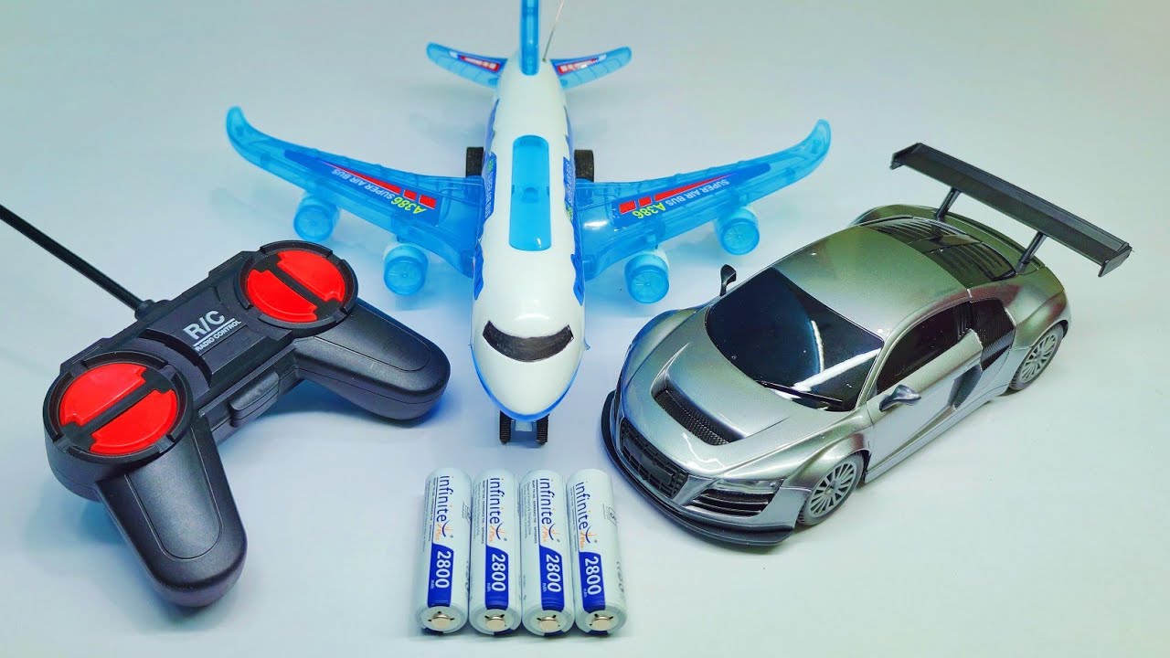 Radio Controlled Airplane and Radio Controlled Car Unboxing Airbus