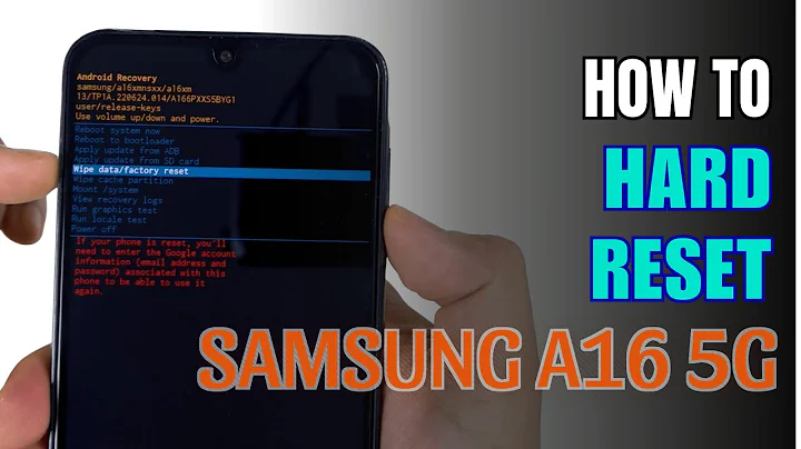 How to Hard Reset Samsung Galaxy A16 5G | Removing Password Unlock