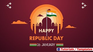 Happy Republic Day | After effect Tutorial | Republic Day Motion Graphics | @rishistudio screenshot 5