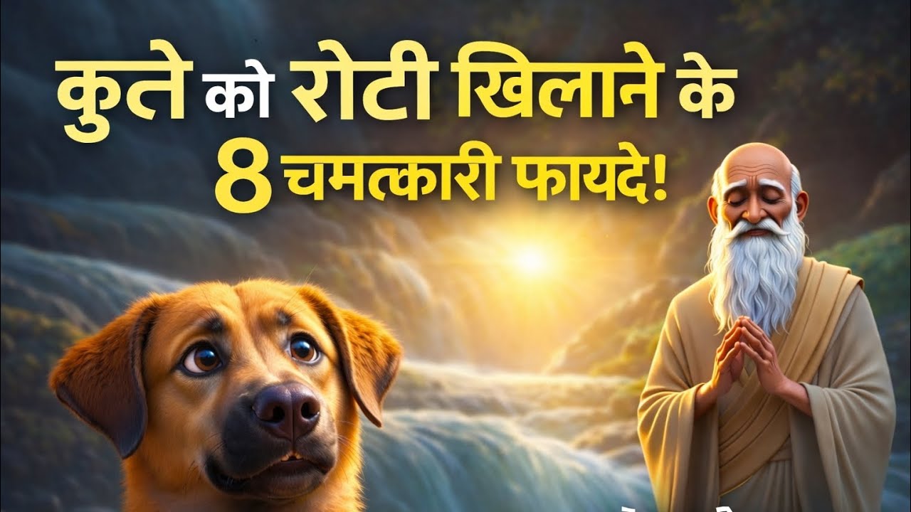 कुत्ते को रोटी खिलाने की कहानी करुणा, जिम्मेदारी और मानवता सिखाती है कि सच्चा धर्म दया से जन्म लेता 