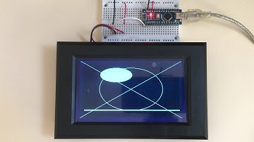 Aalonix 256x160 Smart LCD Display Geometric Function Test for Arduino, Pic, STM......
