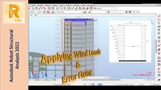 Modeling and Design of RC Buildings in Autodesk Robot | Part 16: Wind Loads and Errors