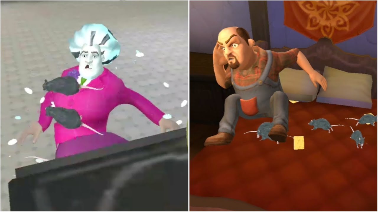 Rat Pranks For Scary Teacher And Scary Neighbor