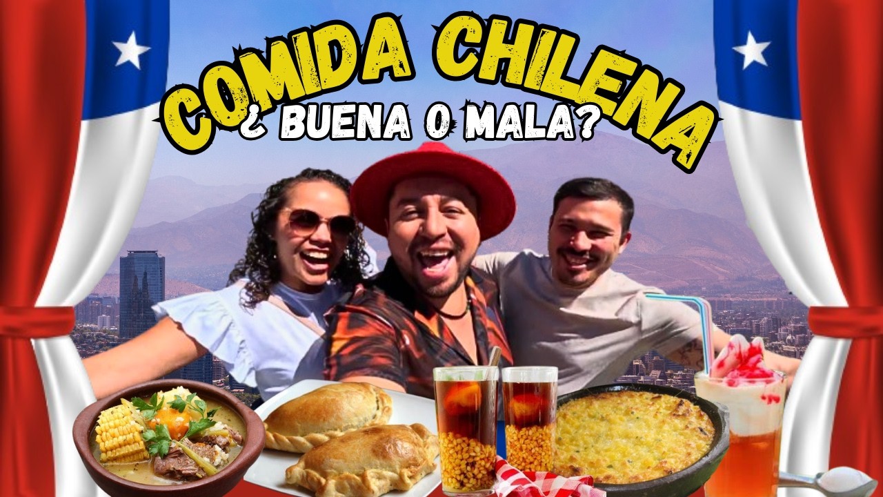 PROBANDO COMIDA CHILENA 🤯🍽️ ¡LA PROBAMOS Y ESTO PASÓ!