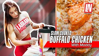 Buffalo Chicken SlowCooker Recipe by Maddy Forberg