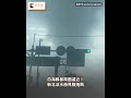 白海豚暴風圈逼近！新北淡水赫見龍捲風　榕樹連根拔起#白海豚颱風 #颱風動態 #淡水