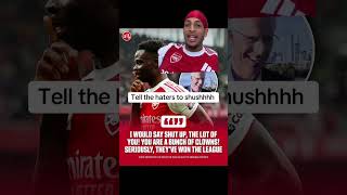 Tell them SHUSH#arsenal #arsenalfc #arsenalfans #coyg #jgtakes