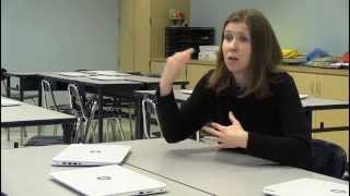 How has peer evaluation with Google Apps improved the students’ work product
