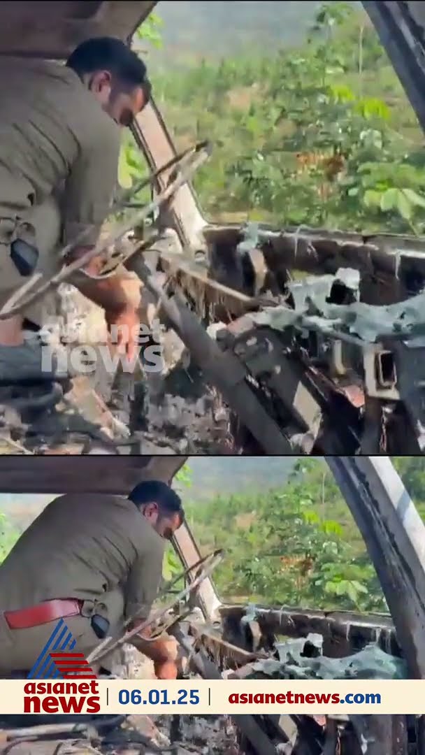 പത്തനംതിട്ടയിൽ ഓടിക്കൊണ്ടിരിക്കുന്ന മിനി ട്രക്ക് കത്തി നശിച്ചു