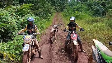 Motor Trail (TRAPAK) Sungai Ayak Kec.Belitang Hilir Bersama Polsek Belitang Hilir    By:RobbyFtn