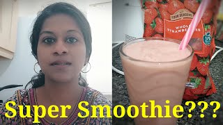 Strawberry smoothie for weight loss in tamil  | HOW TO MAKE   STRAWBERRY SMOOTHIE IN TAMIL