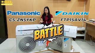 BATTLE AC - AC STANDARD 1/2 PK DAIKIN FTP15AV14  DAN PANASONIC CS-ZN5YKP