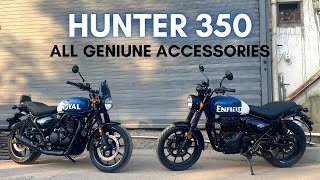 2023 Royal Enfield Hunter 350  All Genuine Accessories !!