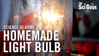 The Sci Guys: Science at Home - SE1 - EP12: Homemade Light Bulb - Graphite Light Bulb