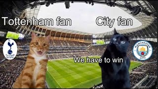 CAT MEMES Tottenham Hotspur vs Manchester City