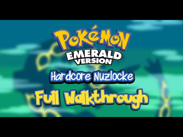 Pokemon Emerald Randomizer Nuzlocke English - Colaboratory