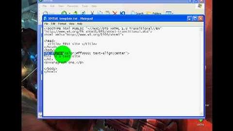 Basic XHTML Style Tutorial