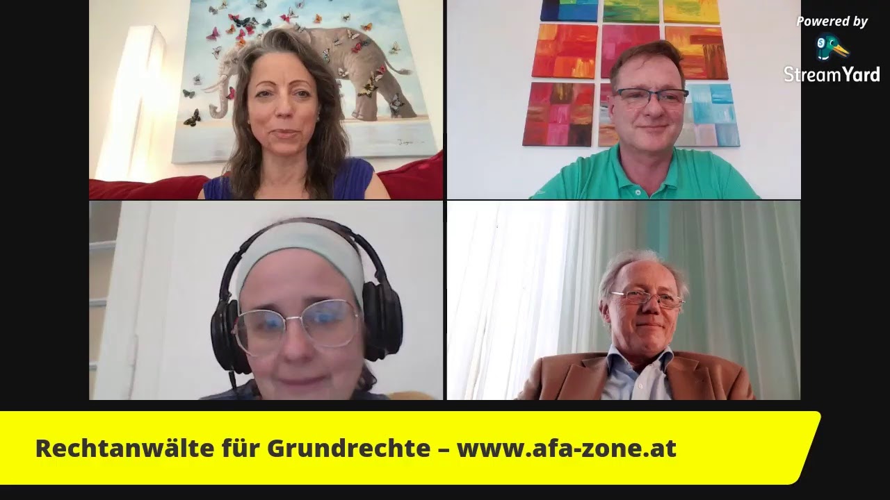 "DISTANZLERNEN" – Dr. Merith Streicher, RA Dr. Michael Brunner und Bruno, ein Vater