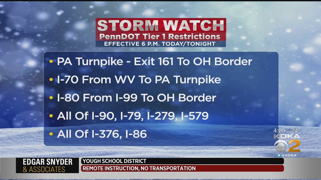 Road Crews Prepare For Impending Winter Storm - YouTube
