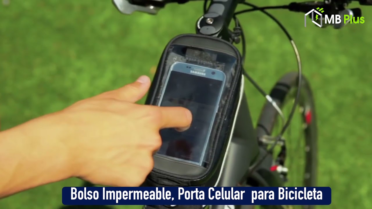 Soporte Porta Celular Bicicleta Bolso Impermeable Bici