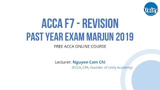 21. ACCA F7 / FR - Revision - Chua de thi Mar Jun 2019 W4M8