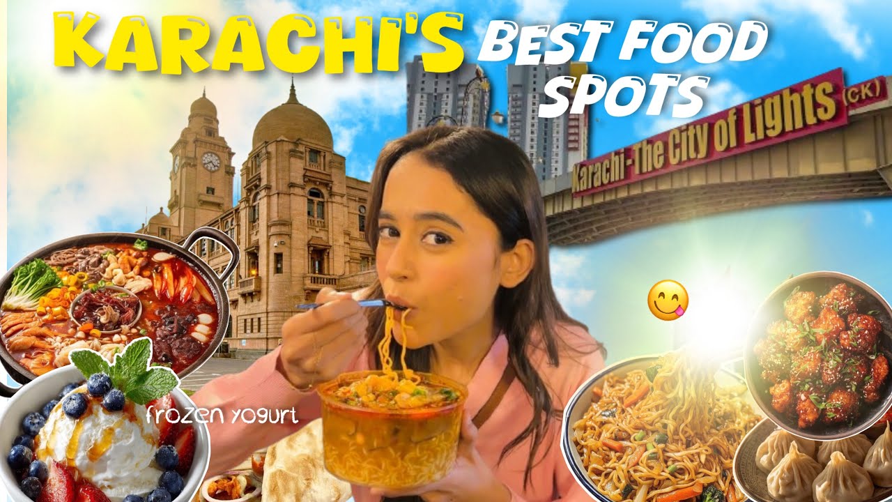 Trying Karachi’s “BEST” Food Spots 🍝🍰🥘 // Aiman Anwar