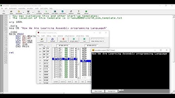 How to Print String in Assembly Language 8086