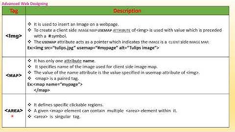 Advanced  Web Designing HSC Board 12th Std IT Chapter1 Tutorial Part5