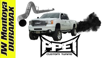 200 HP PPEI TUNE on 2012 LML DURAMAX + 5" Straight Pipe