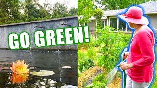 Sustainable POND with RAINWATER HARVESTING