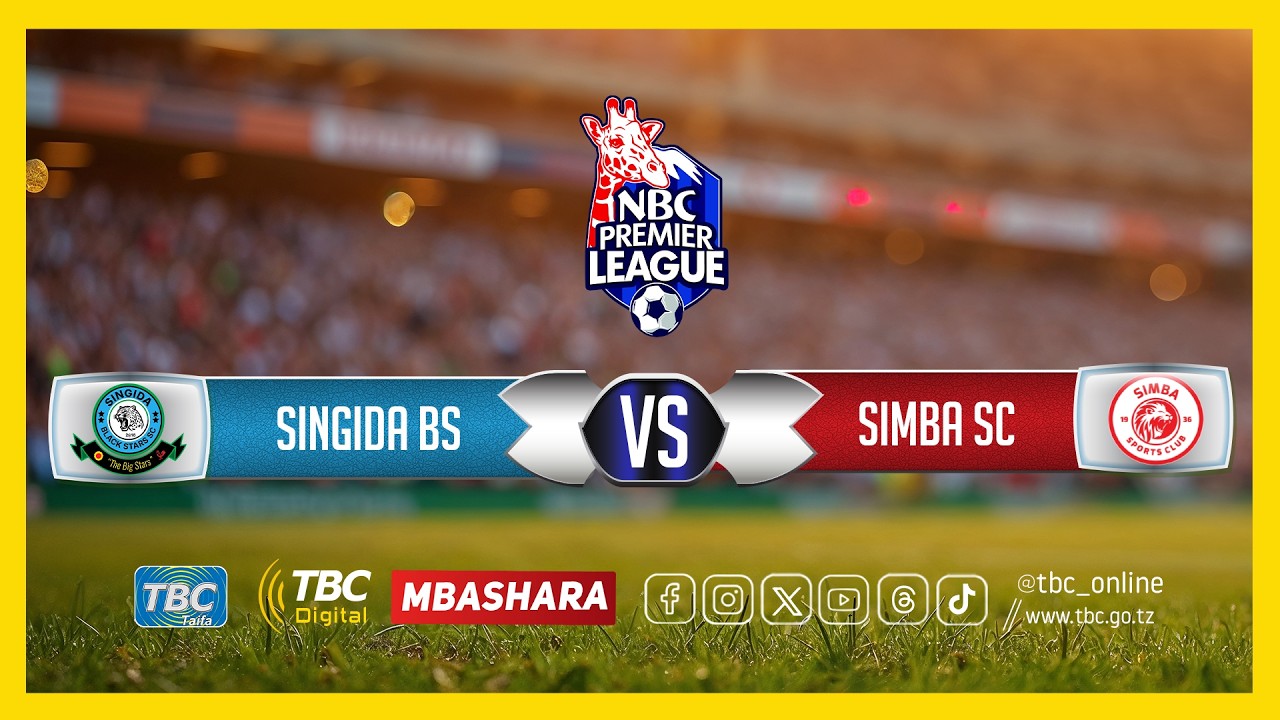 🔴#TBCLIVE: SINGIDA BS (1) - (2) SIMBA SC, UWANJA WA AIRTEL, SINGIDA