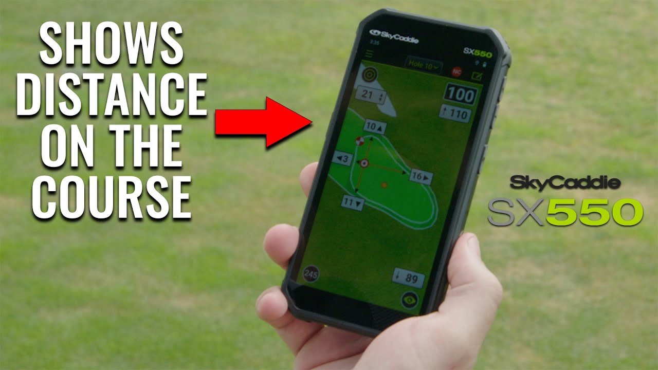 SkyCaddie SX550 Golf Tour Book - YouTube