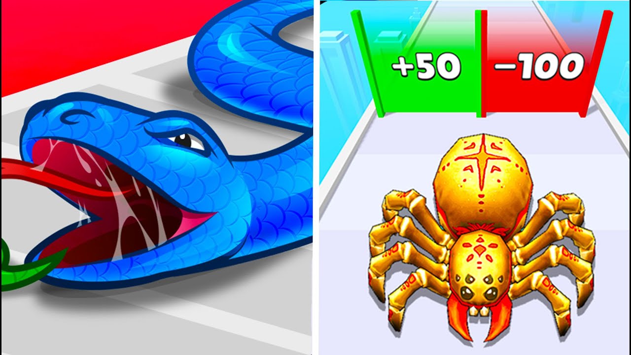 Snake Run Race Vs Insects Run Evolve ❌ Walkthrough All New Max Update Mobile Tiktok Gameplay BH8356