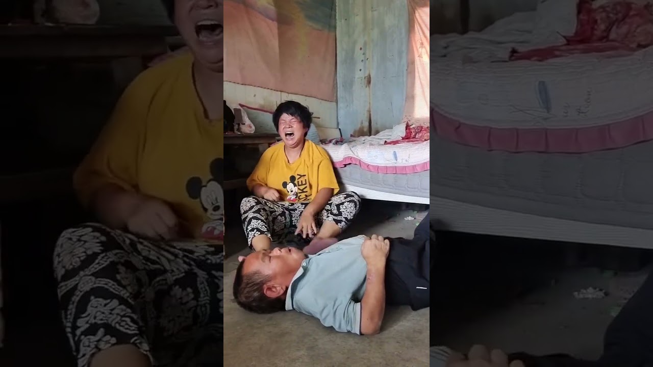 The Crazy Father And His Two Disabled Children Are So Pitiful 