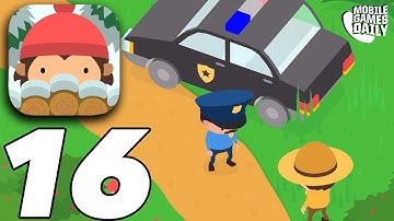 SNEAKY SASQUATCH Gameplay Walkthrough Part 16 - Sasquatch Becomes Police Officer (Apple Arcade)
