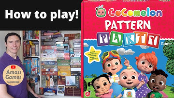 Cocomelon Pattern Party 3+ #childrens  #boardgame #howtoplay #unboxing #funko #amassgames #kids