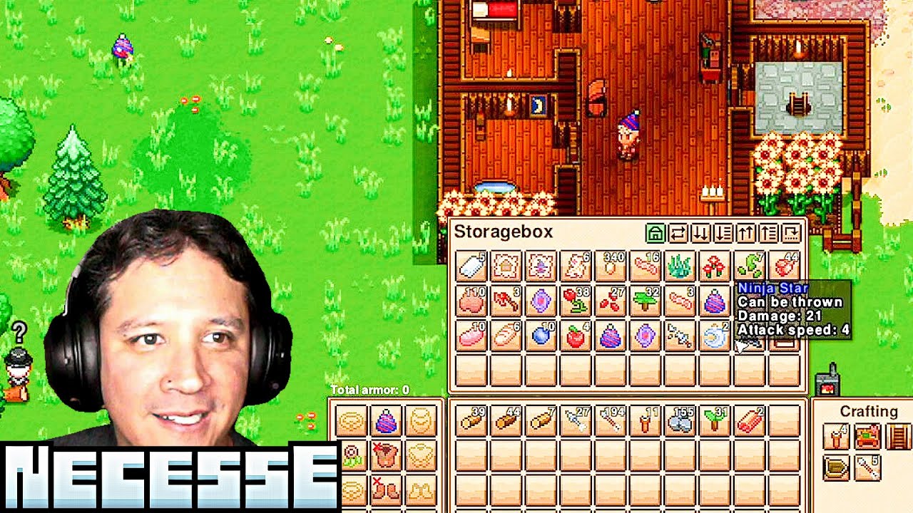 I TRIED SURVIVING MY FIRST NIGHT IN NECESSE!