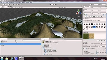 unity 3D make a game: Creating Terrain and Trees